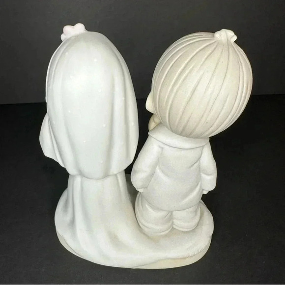 1 Precious Moments The Lord Bless You and Keep You Wedding Bride & Groom - Picture 8 of 11